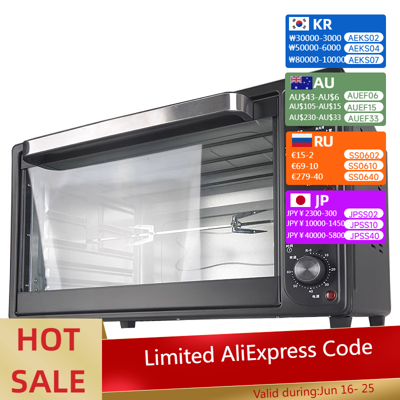 Outdoor Gas Camping Oven - แคมป์ปิ้งย่างบาร์บีคิวกลางแจ้งบ้านสวนเตาอบแก๊สหมุนอัตโนมัติเตาอบแบบพกพาเตาอบแก๊สมัลติฟังก์ชั่น