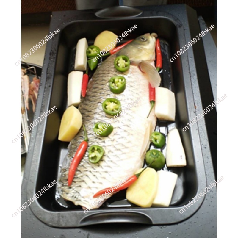Outdoor Gas Camping Oven - เตาแก๊สอเนกประสงค์ 58 ลิตร สำหรับตั้งแคมป์กลางแจ้ง พร้อมระบบหมุนย่างบาร์บีคิวแบบดิจิตอล