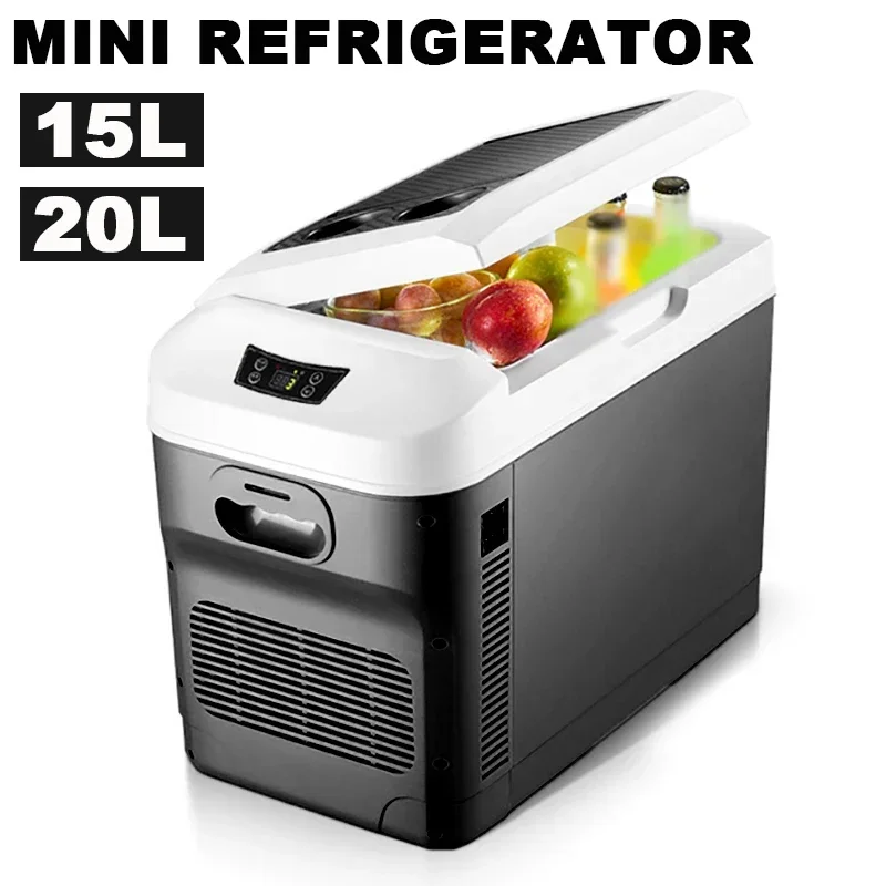 Outdoor Camping Fridge - ตู้เย็นอัตโนมัติขนาด 15 ลิตร 20 ลิตร ใช้ได้ทั้งในรถยนต์และที่บ้าน