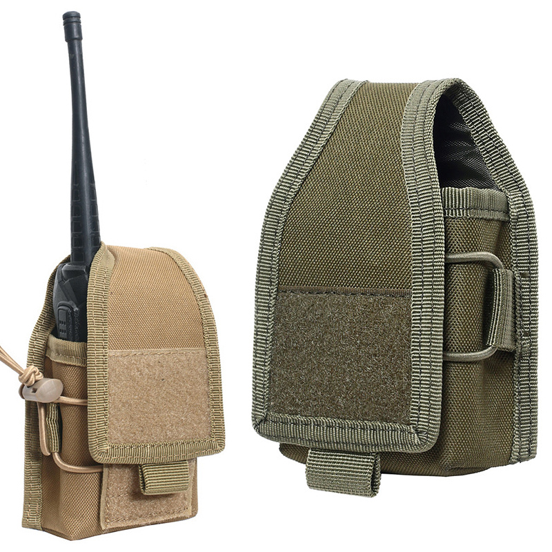 Outdoor Camping Magazine - กระเป๋าใส่เครื่องส่งรับวิทยุแบบ Molle พร้อมที่ใส่โทรศัพท์ ซองใส่แม็กกาซีน สำหรับกิจกรรมกลางแจ้ง กีฬา