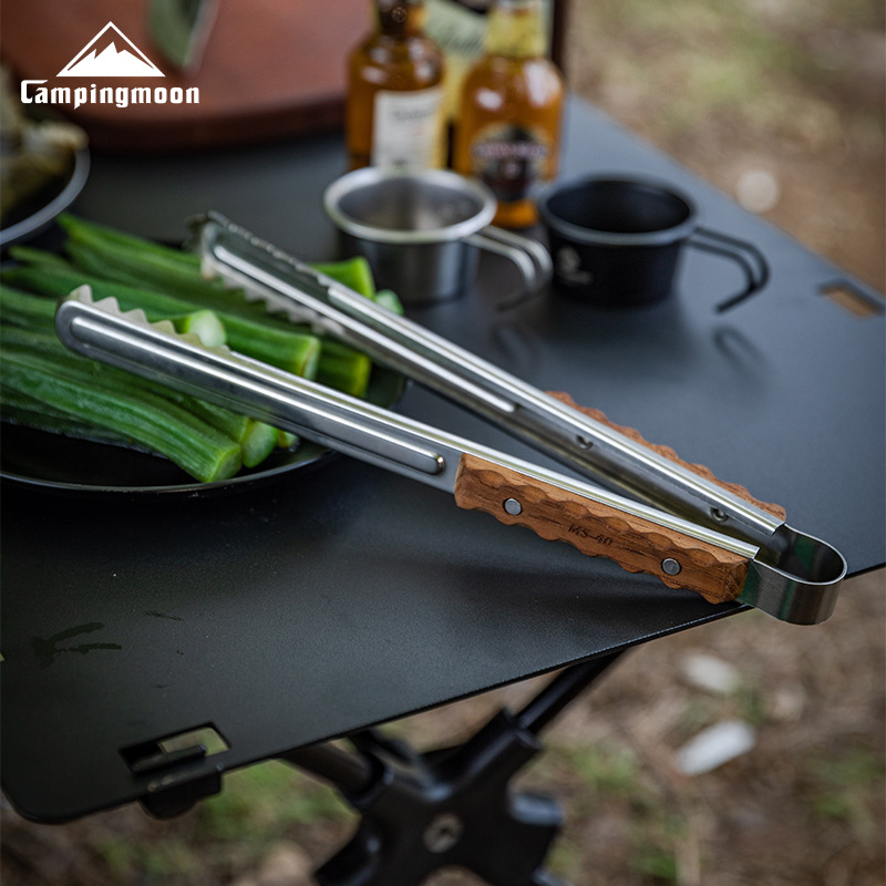 Outdoor Camping Cooking Equipment - Outdoor Camping เครื่องครัวเครื่องครัวเสิร์ฟแหนบบาร์บีคิวคลิป Clamps Bbq แหนบอาหารสแตนเลส