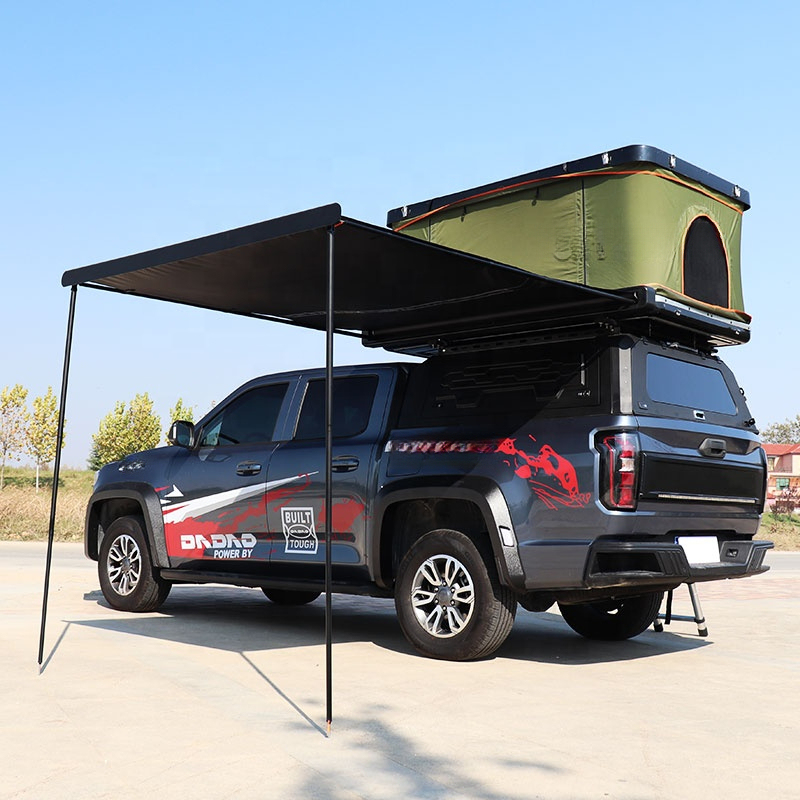 Outdoor Camping Van Tent - กันสาดรถยนต์แบบพับเก็บได้สำหรับตั้งแคมป์กลางแจ้ง ใช้ไฟฟ้า สำหรับรถตู้ รถบ้าน หรือรถยนต์ทั่วไป แบบดึงออกได้
