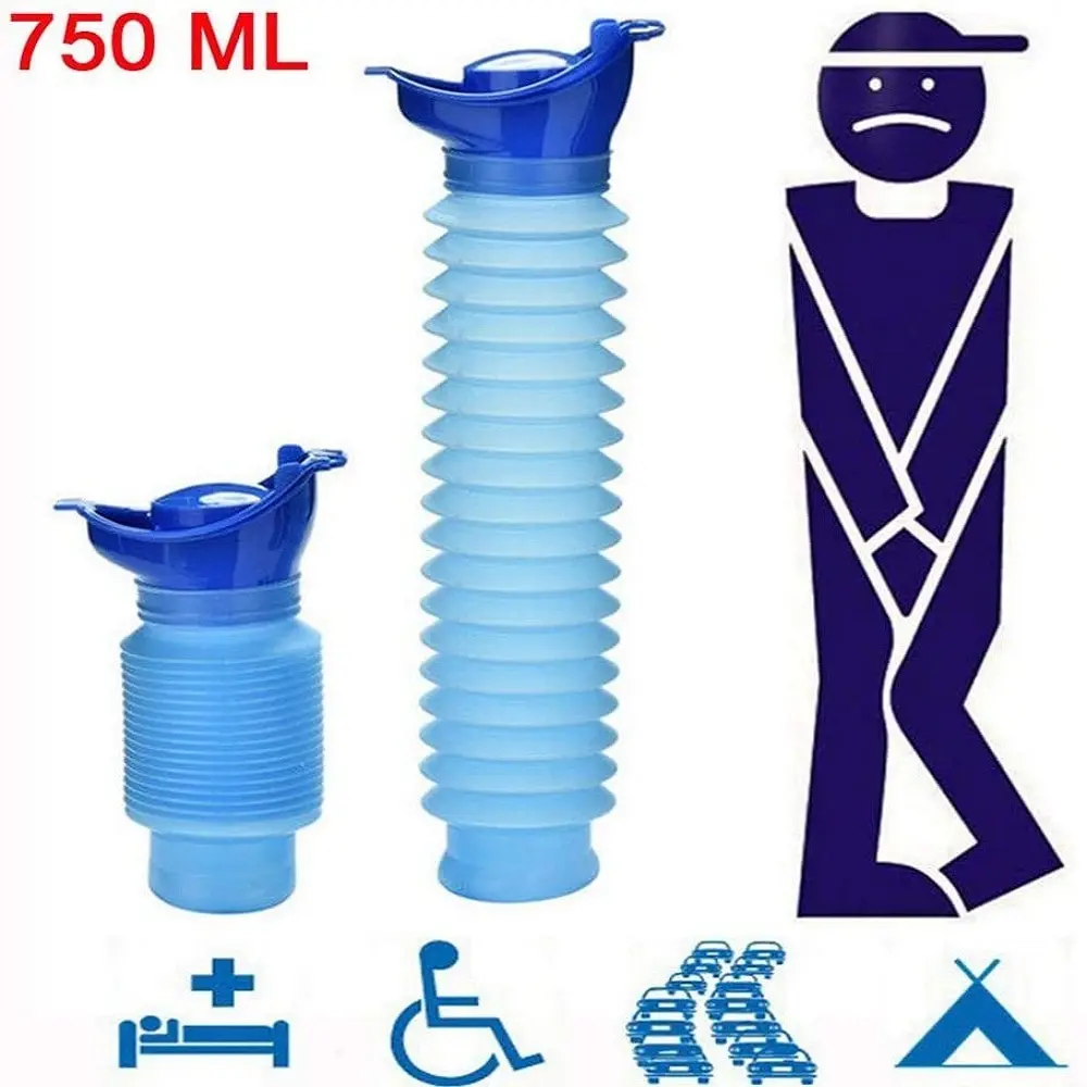 Outdoor Camping Urinal - 750ml กลางแจ้งแบบพกพารถปัสสาวะ Telescopic Squat-ฟรีหญิงเด็กชายและเด็ก Camping Hiking