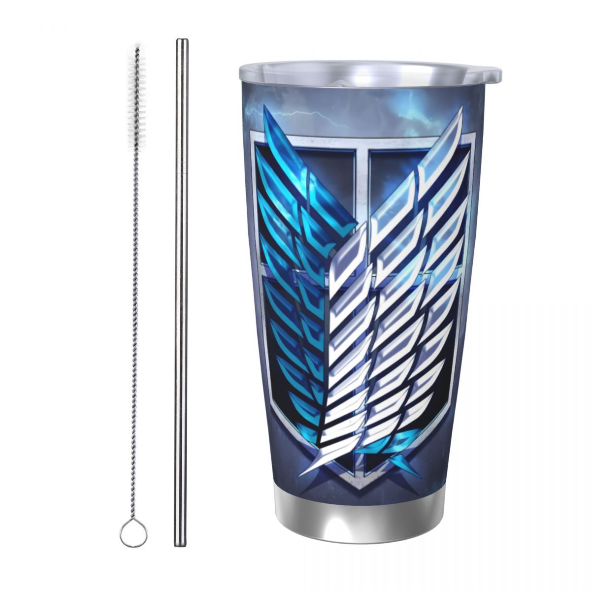 Vacuum Insulated Flask - แก้วเก็บความร้อนสแตนเลส Attack On Titan ขนาด 20