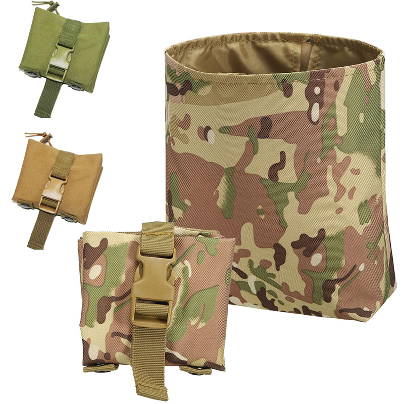 Outdoor Camping Magazine - กระเป๋าใส่แม็กกาซีนแบบพับได้ Molle สำหรับกิจกรรมกลางแจ้ง ตั้งแคมป์ ล่าสัตว์ อุปกรณ์
