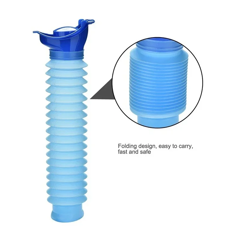 Outdoor Camping Urinal - กระโถนพกพาสำหรับผู้ใหญ่ แบบพับได้ ใช้ได้ทั้งชายหญิง เด็ก ขวดปัสสาวะสำหรับเดินทาง ท่องเที่ยว