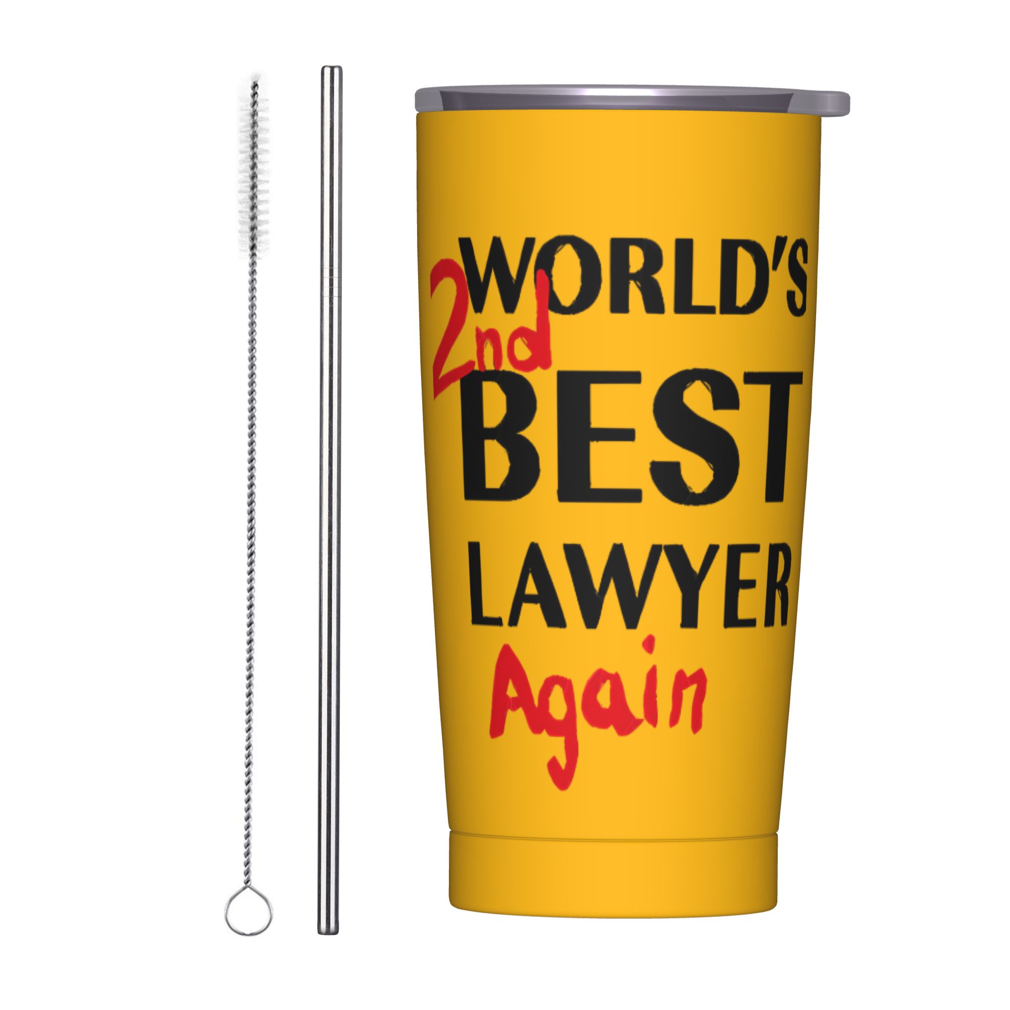 Vacuum Insulated Flask - แก้วน้ำเก็บความร้อน Better Call Saul พร้อมฝาปิดและหลอดดูด ลาย