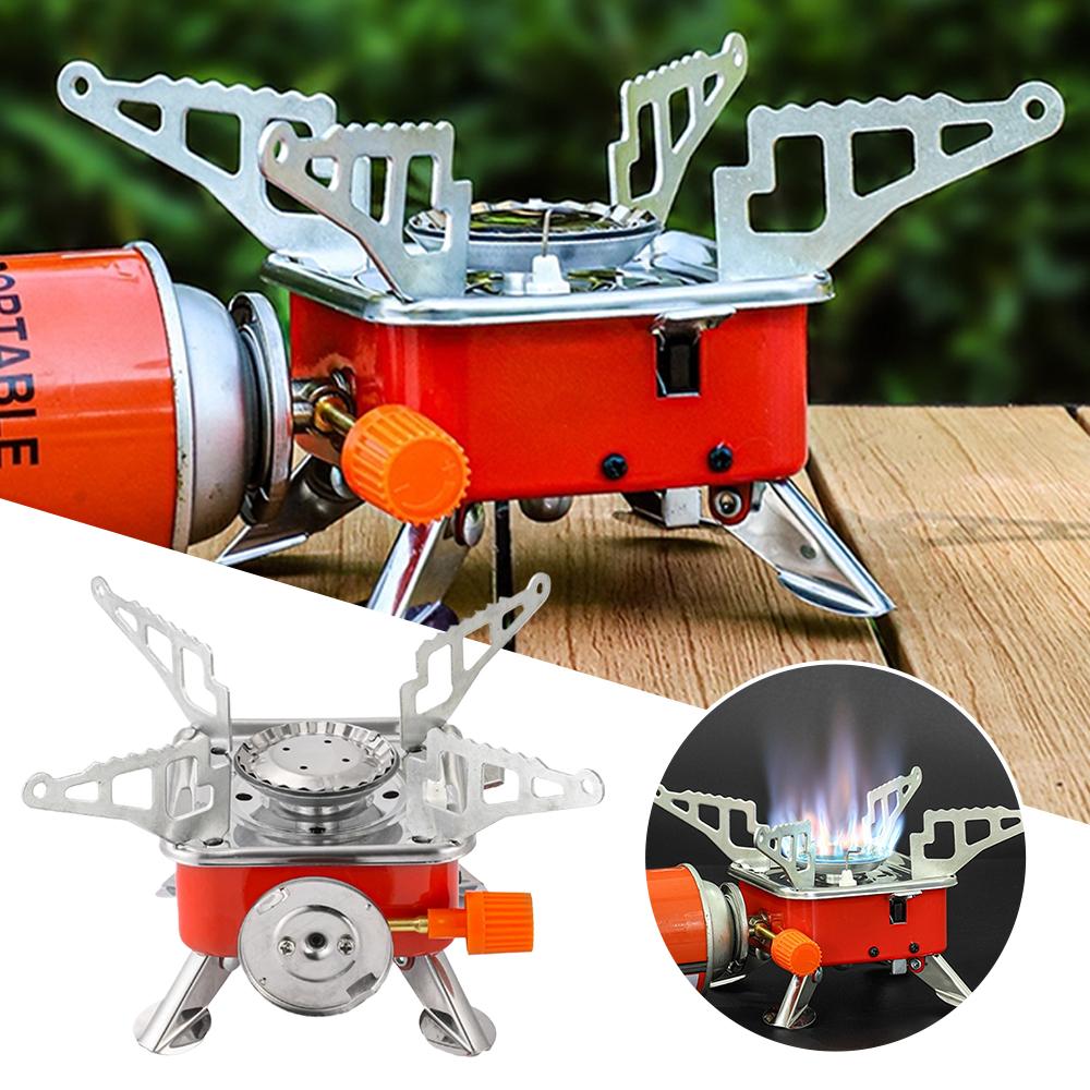 เตาแก๊สพกพาแบบพับได้ ทนลม กำลั - Outdoor Gas Camping Oven บทวิจารณ์และราคา