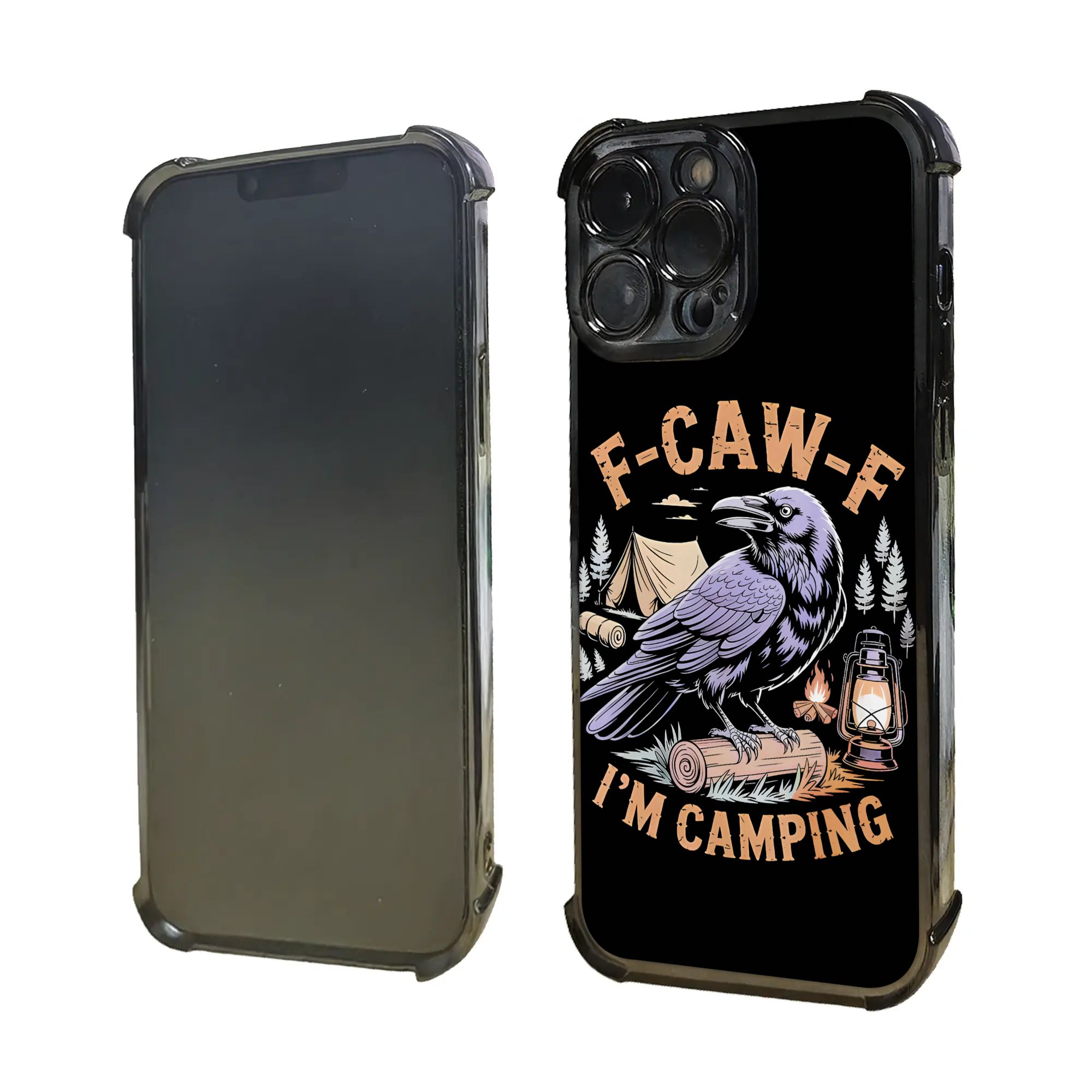 เคสโทรศัพท์ลายอีกาตลก F CAW F  - Outdoor Camping Adventure บทวิจารณ์และราคา