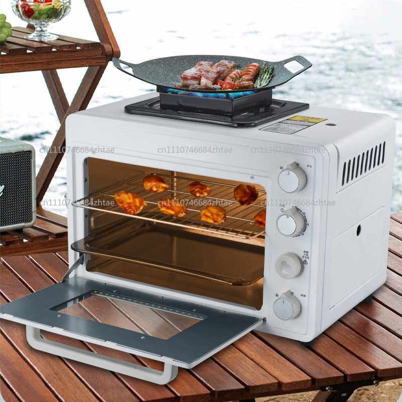 เตาแก๊สพกพาสำหรับตั้งแคมป์กลาง - Outdoor Gas Camping Oven บทวิจารณ์และราคา