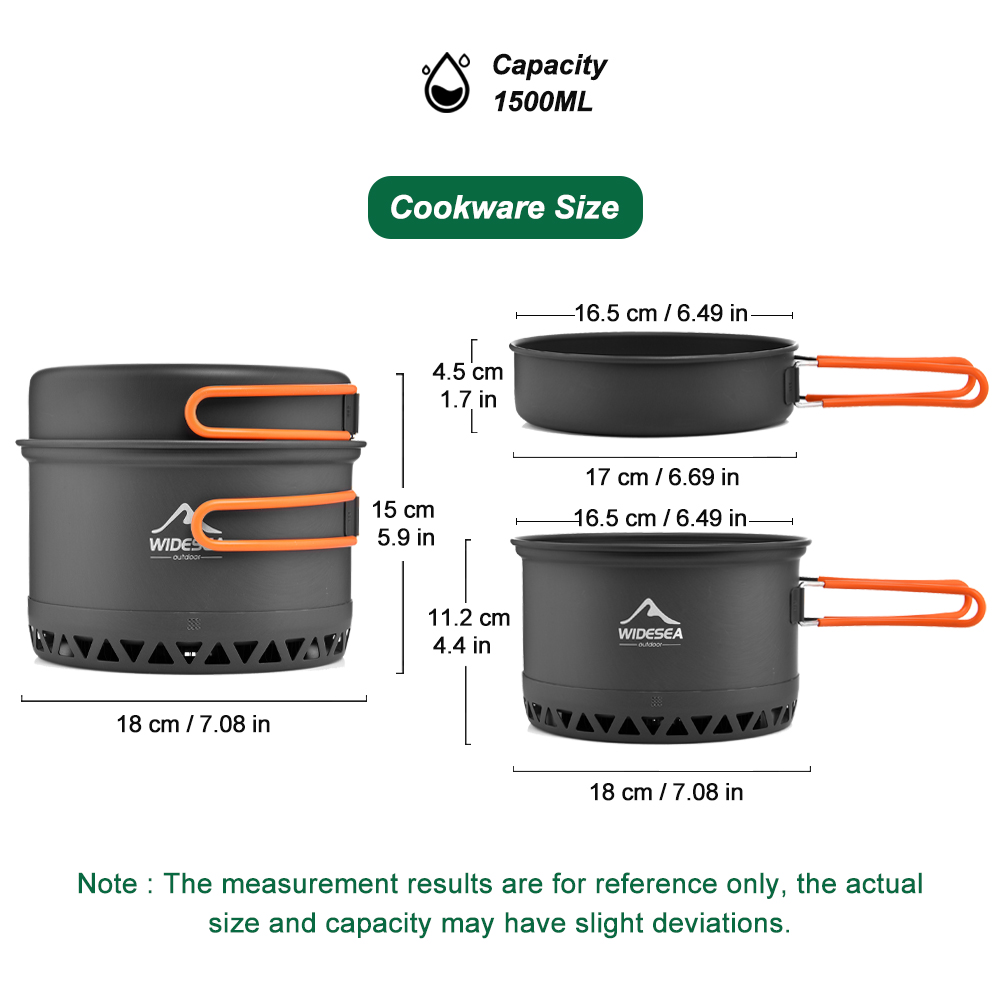 Camping Tableware ชุดเครื่องคร - Outdoor Camping Cooking Equipment บทวิจารณ์และราคา