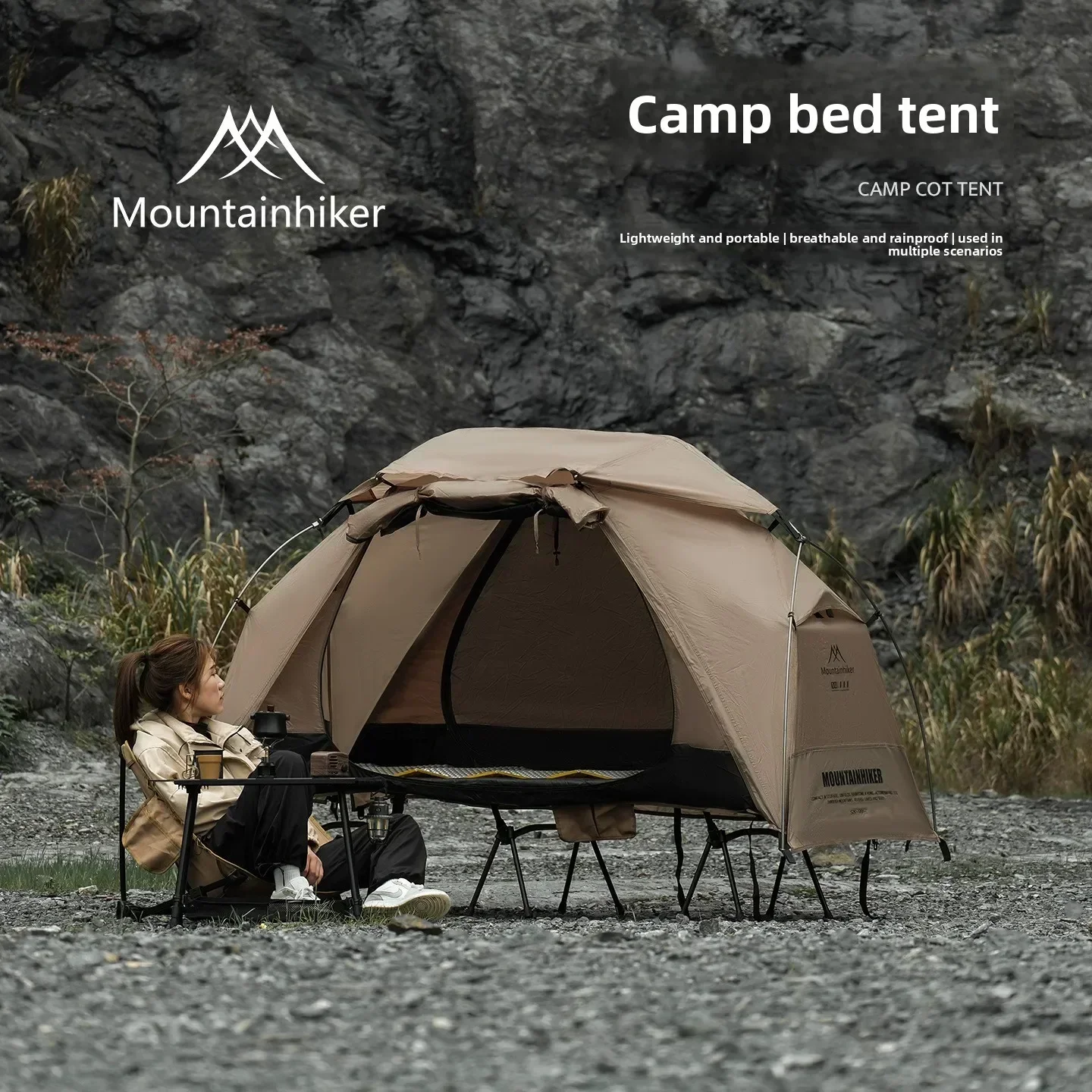 เต็นท์นอนแบบพกพาสำหรับคนเดียว  - Outdoor Camping Automatic Quick Opening Tent บทวิจารณ์และราคา