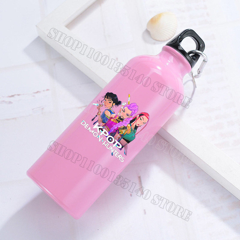 ขวดน้ำอะลูมิเนียมลายอนิเมะ สำห - Outdoor Camping Anime บทวิจารณ์และราคา