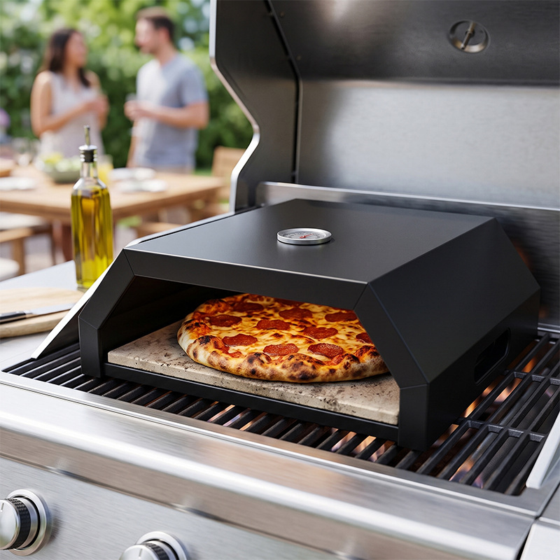 เตาอบพิซซ่าแบบพกพาขนาด 12 นิ้ว - Outdoor Gas Camping Oven บทวิจารณ์และราคา