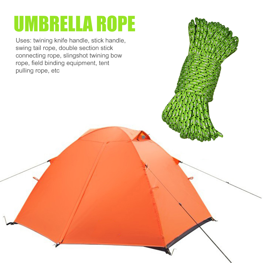 เชือกพาราคอร์ดสะท้อนแสง 20 เมต - Outdoor Camping Quotes บทวิจารณ์และราคา