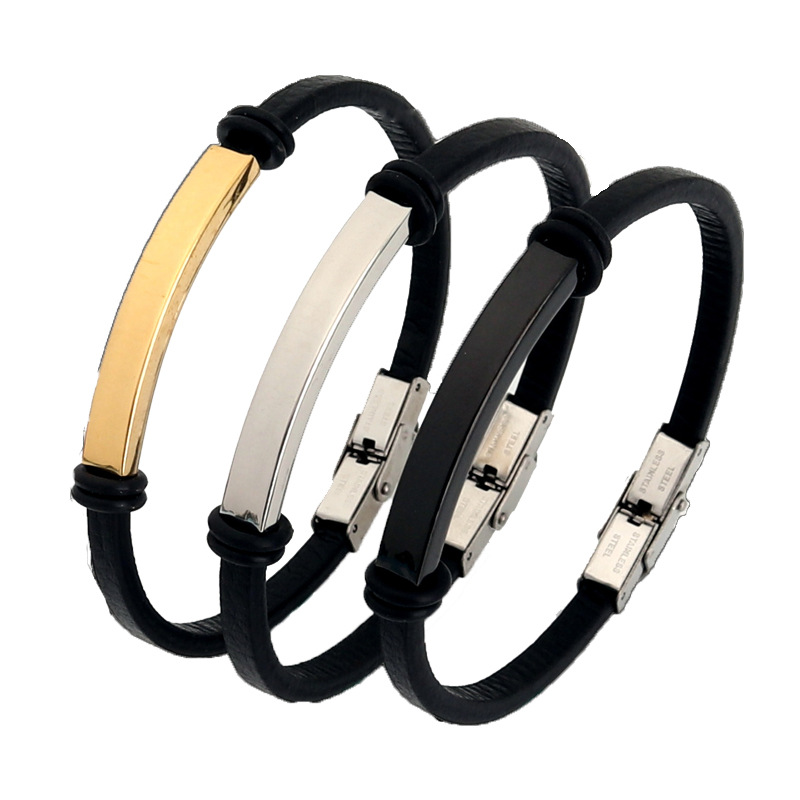 กำไลข้อมือหนังปรับชื่อได้บางสไ - Paracord Bracelet บทวิจารณ์และราคา