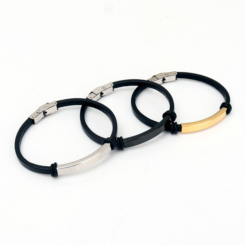 กำไลข้อมือหนังปรับชื่อได้บางสไ - Paracord Bracelet บทวิจารณ์และราคา