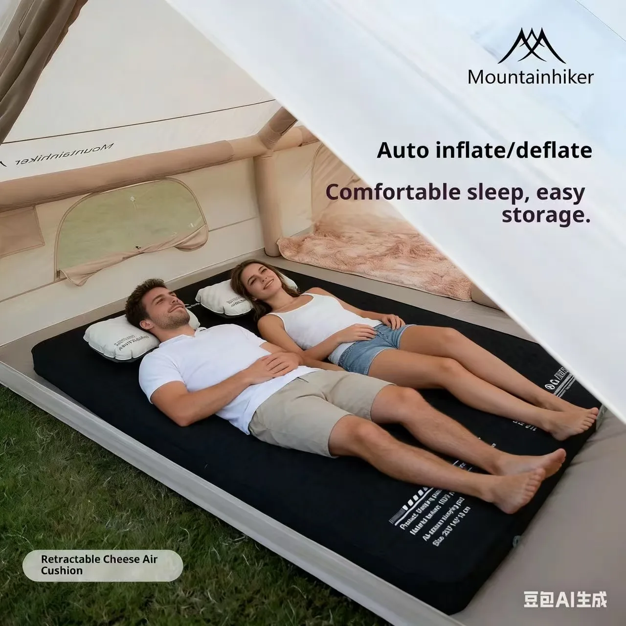 ที่นอนเป่าลม MOUNTAINHIKER รุ่ - Outdoor Inflatable Camping Tent With Air Pump บทวิจารณ์และราคา