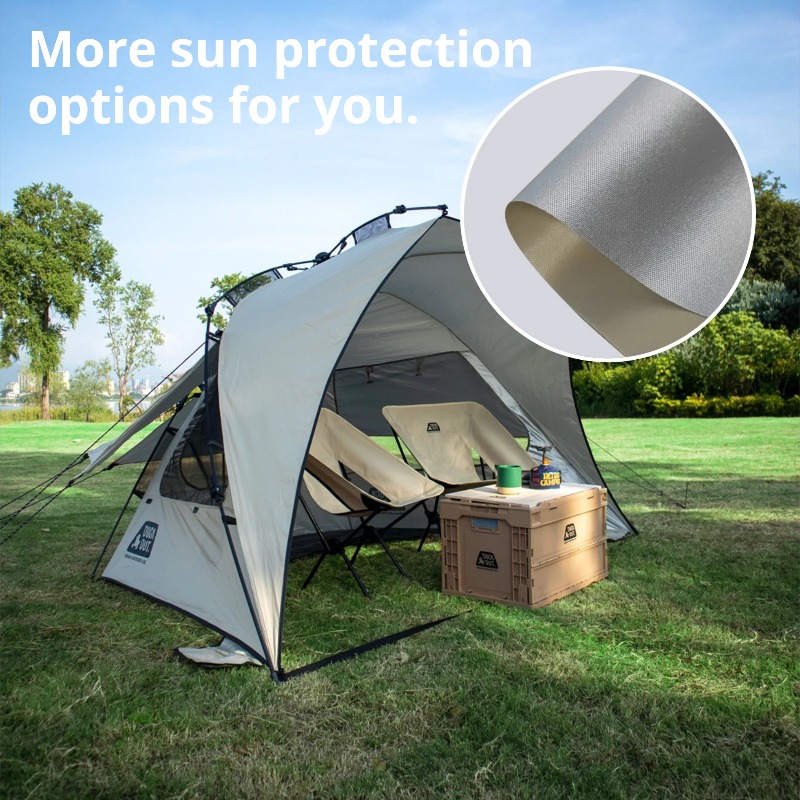 เต็นท์ชายหาดพกพาแบบพับได้ กันฝ - Outdoor Camping Automatic Quick Opening Tent บทวิจารณ์และราคา