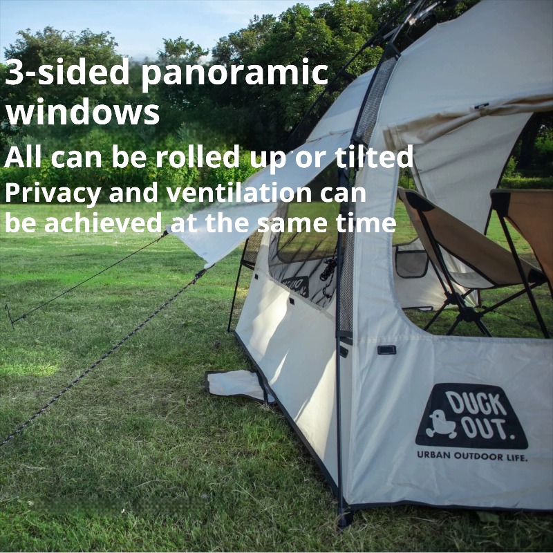 เต็นท์ชายหาดพกพาแบบพับได้ กันฝ - Outdoor Camping Automatic Quick Opening Tent บทวิจารณ์และราคา