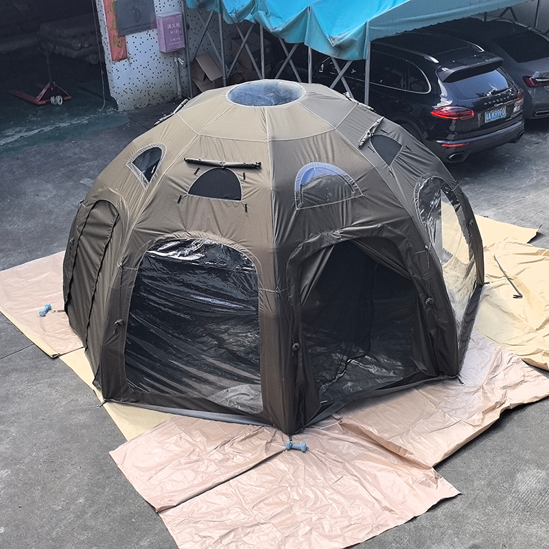 4 M 5 M อัตโนมัติขนาดใหญ่ Infl - Outdoor Inflatable Camping Tent With Air Pump บทวิจารณ์และราคา