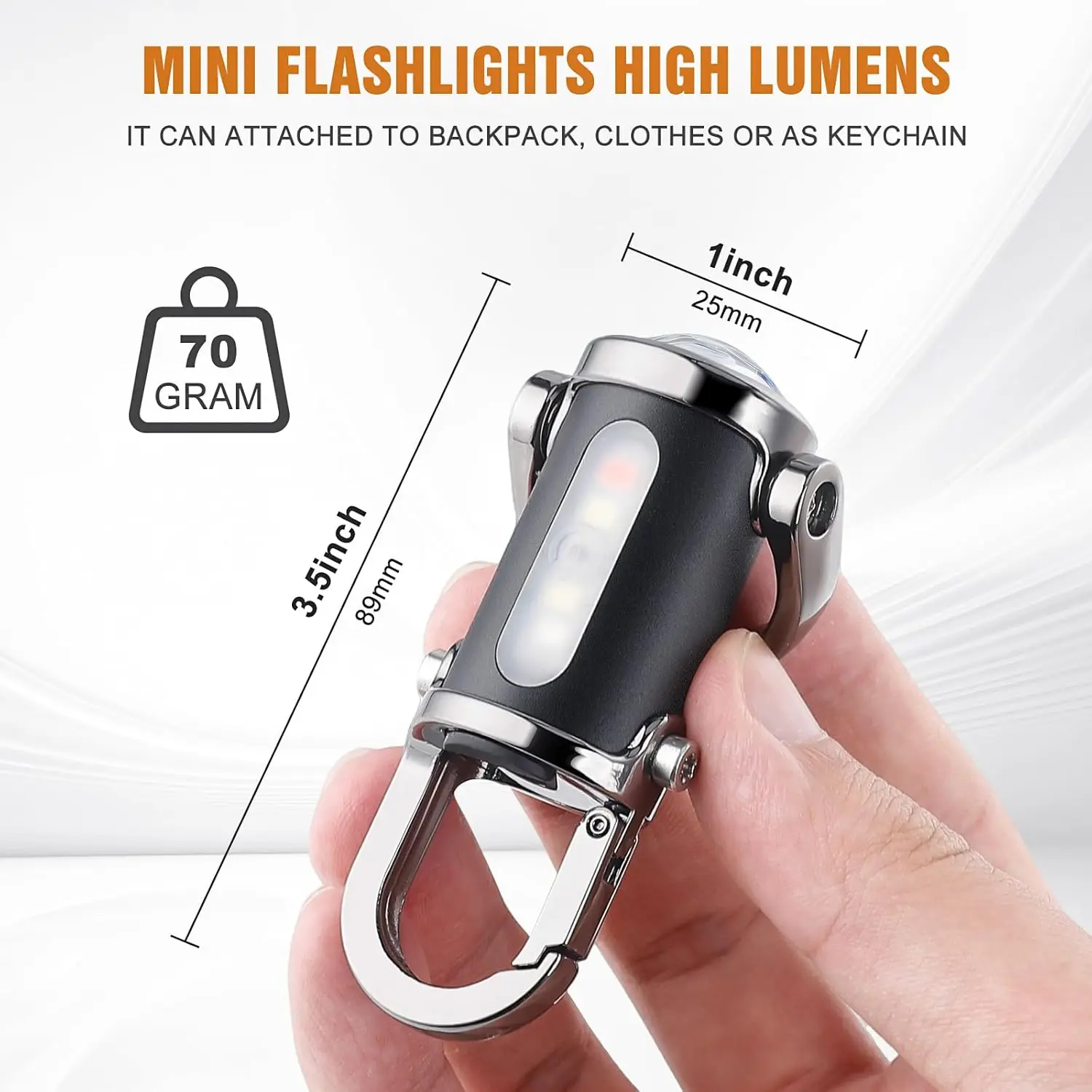 ไฟฉายพวงกุญแจขนาดเล็กแบบชาร์จไ - Outdoor Camping Adventure บทวิจารณ์และราคา