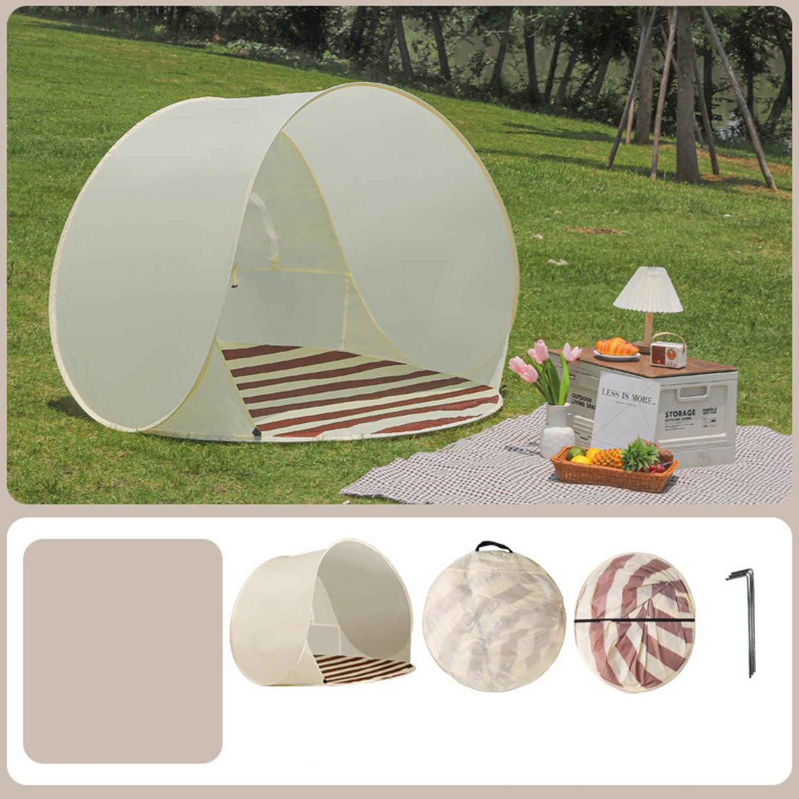 เต็นท์ชายหาดแบบพกพาเปิดเร็ว ขน - Outdoor Camping Automatic Quick Opening Tent บทวิจารณ์และราคา