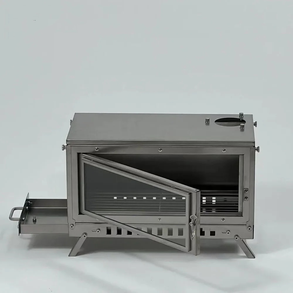 เตาไม้พับได้ เตาพกพา เตาถ่าน เ - Outdoor Camping Wood Stove บทวิจารณ์และราคา