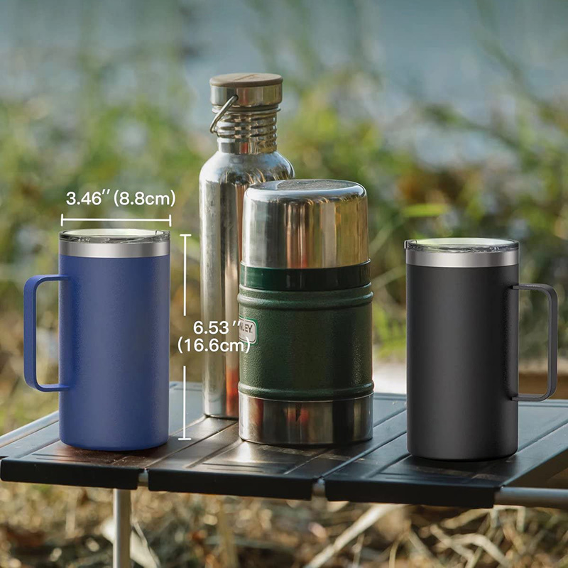 680ml ถ้วยกาแฟสแตนเลสแก้ว Leak - Vacuum Insulated Flask บทวิจารณ์และราคา