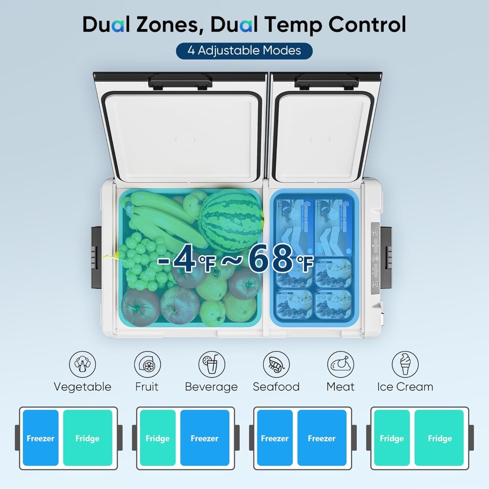ตู้เย็นรถยนต์ 12 โวลต์ รุ่นใหม - Outdoor Camping Fridge บทวิจารณ์และราคา