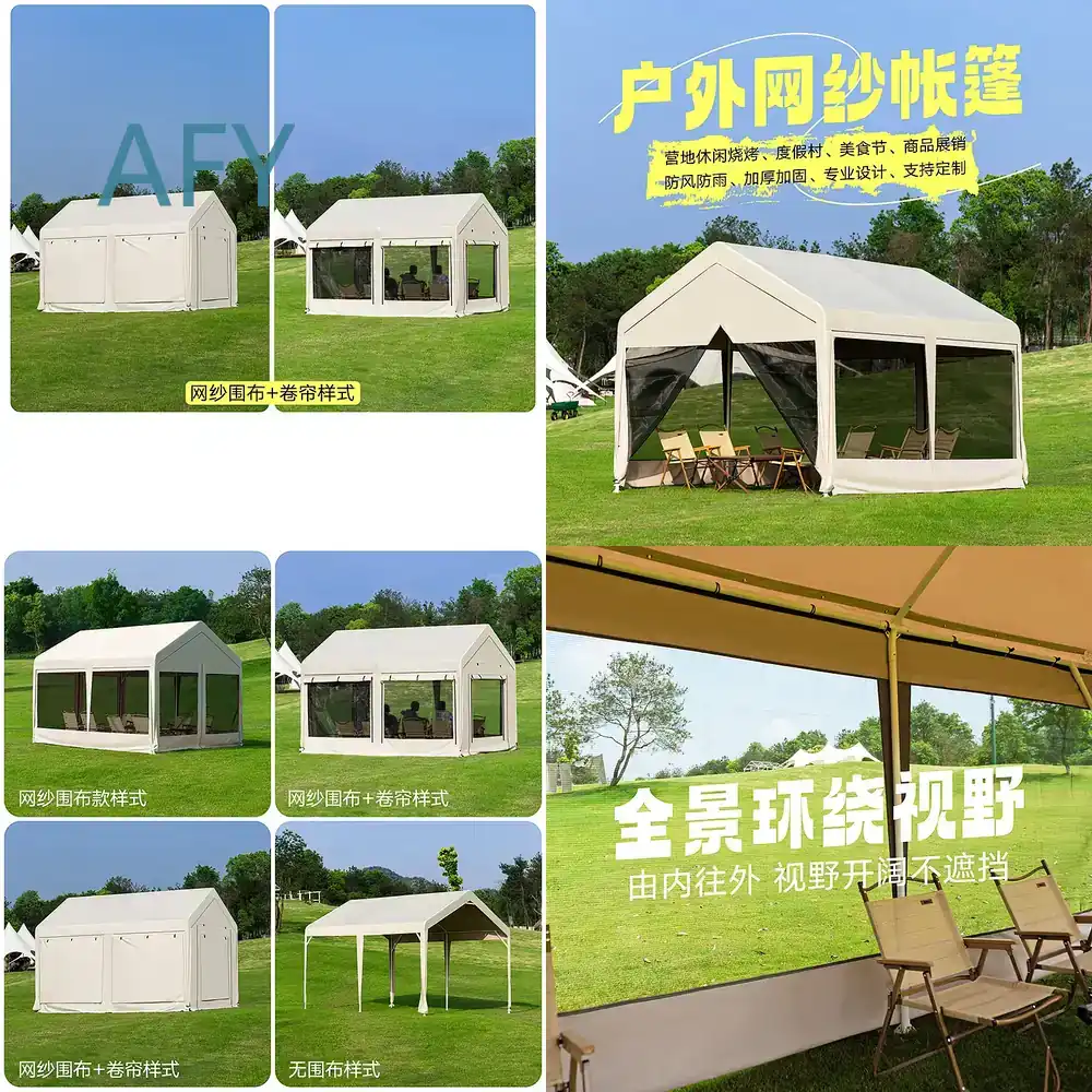 เต็นท์กันยุงสำหรับตั้งแคมป์กลา - Outdoor Camping Van Tent บทวิจารณ์และราคา
