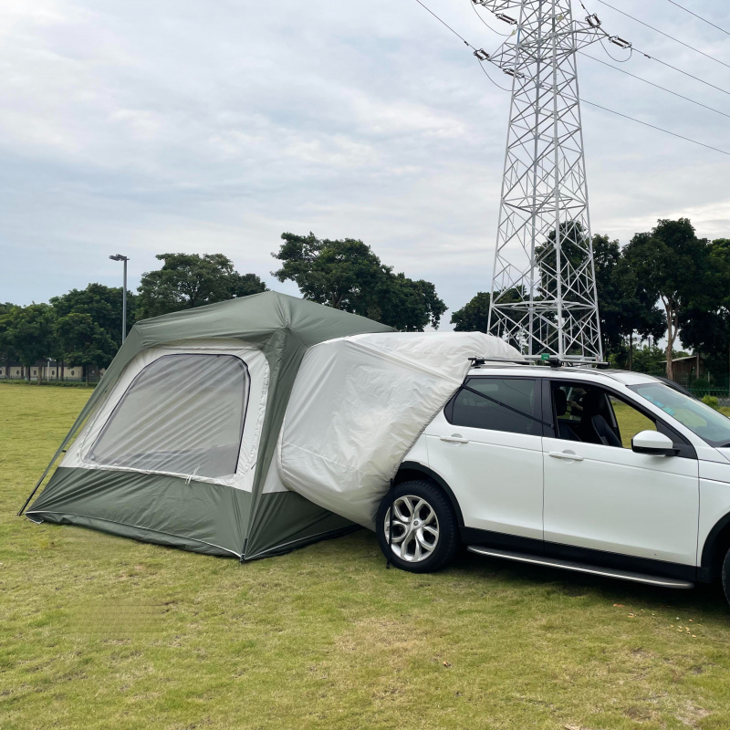 เต็นท์ท้ายรถพับได้แบบพกพาจากโร - Outdoor Camping Van Tent บทวิจารณ์และราคา