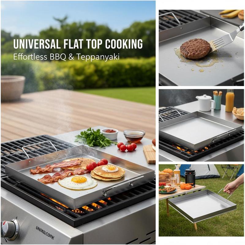 เตาปิ้งย่างแบบแบนขนาด 18x16 นิ - Outdoor Camping Cooking Equipment บทวิจารณ์และราคา