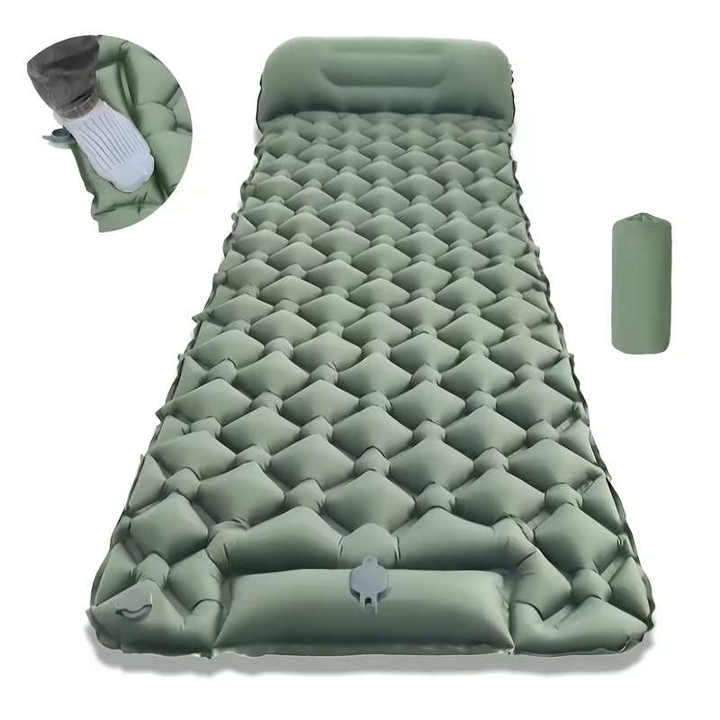 แผ่นรองนอนเป่าลม TPU น้ำหนักเบ - Outdoor Inflatable Camping Tent With Air Pump บทวิจารณ์และราคา