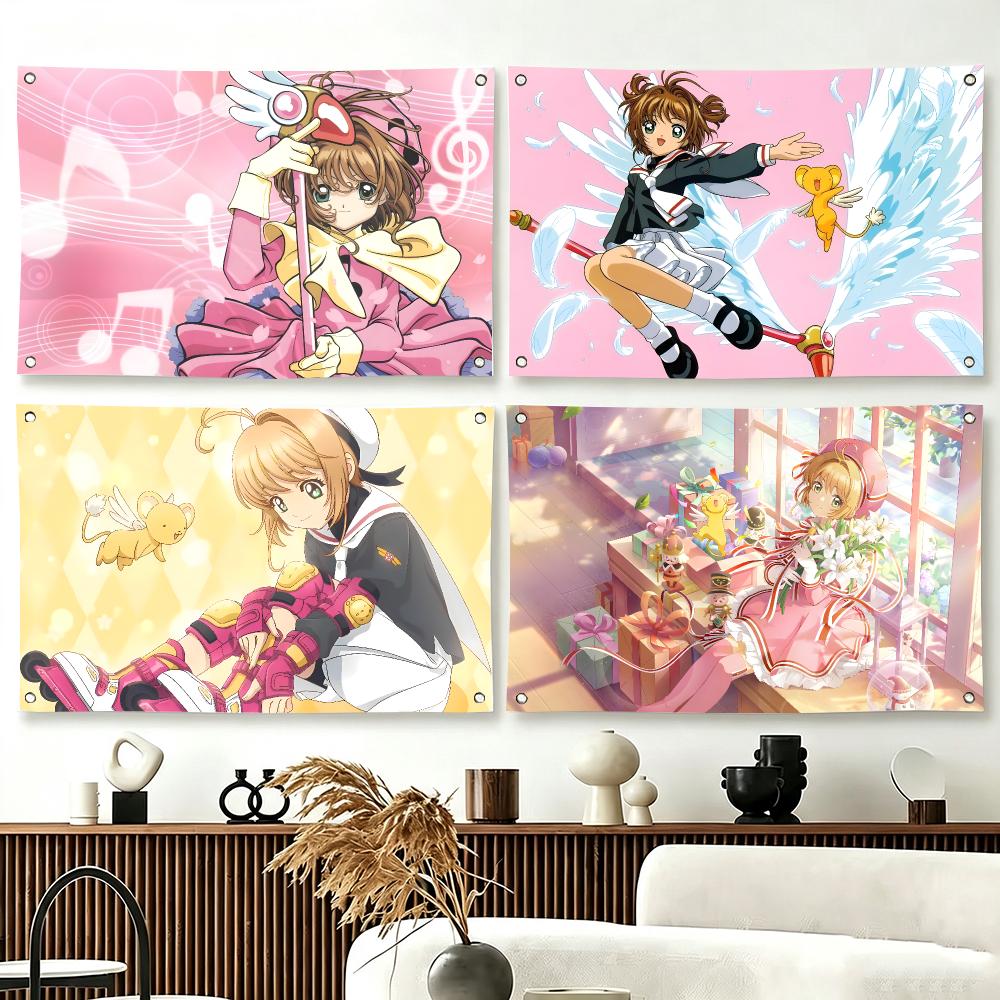 ธงอนิเมะโชโจ ซากุระ การ์ดแคปเต - Outdoor Camping Anime บทวิจารณ์และราคา