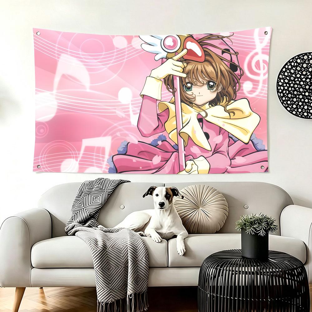 ธงอนิเมะโชโจ ซากุระ การ์ดแคปเต - Outdoor Camping Anime บทวิจารณ์และราคา