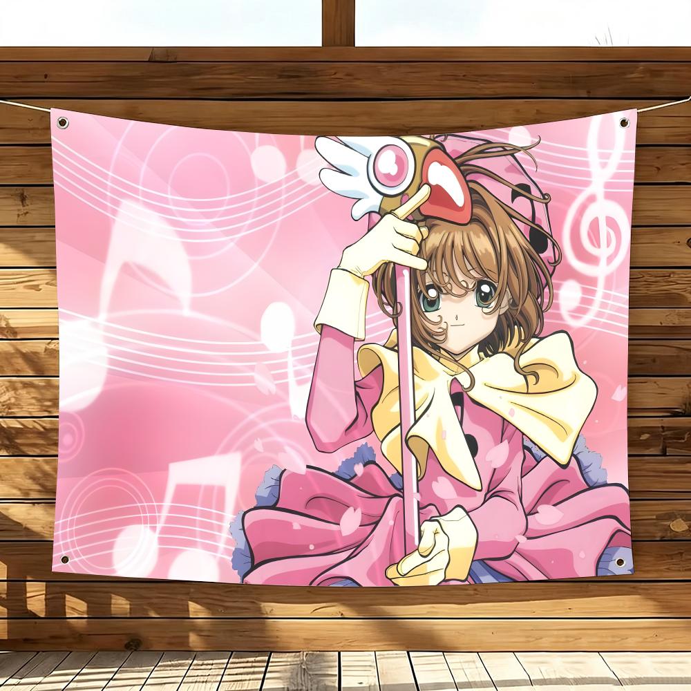 ธงอนิเมะโชโจ ซากุระ การ์ดแคปเต - Outdoor Camping Anime บทวิจารณ์และราคา