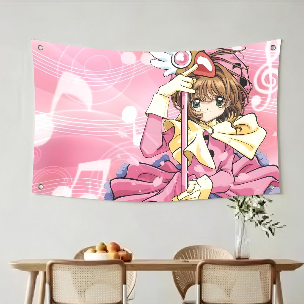 ธงอนิเมะโชโจ ซากุระ การ์ดแคปเต - Outdoor Camping Anime บทวิจารณ์และราคา