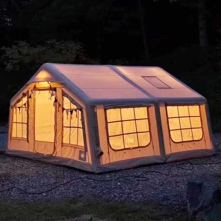 เต็นท์เป่าลมขนาดใหญ่สำหรับตั้ง - Outdoor Inflatable Camping Tent With Air Pump บทวิจารณ์และราคา
