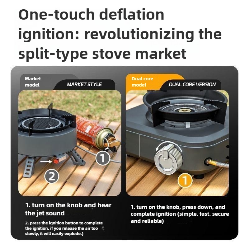 เตาอินฟราเรดกำลังสูง DOTWISE 7 - Outdoor Gas Camping Oven บทวิจารณ์และราคา