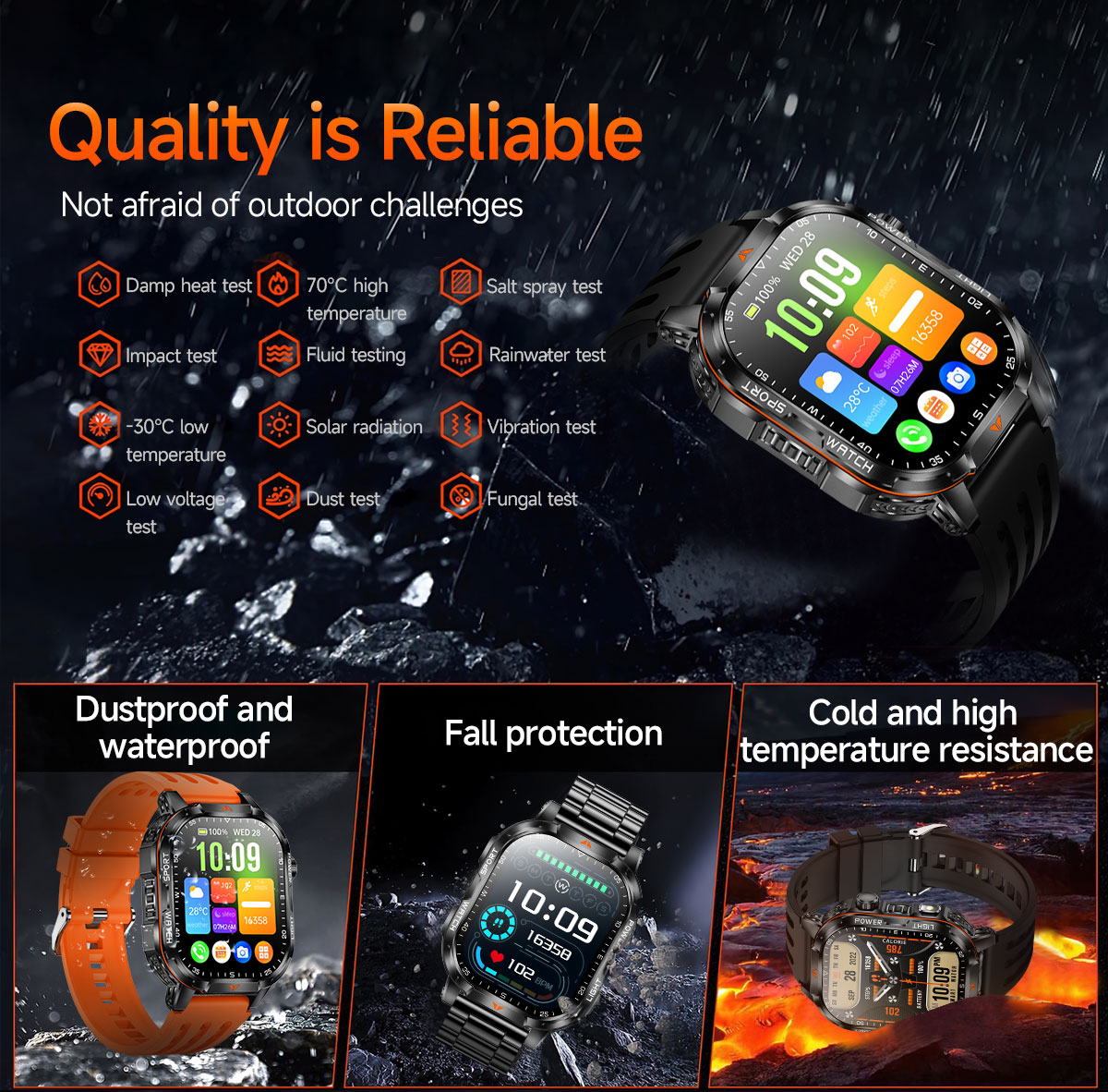 นาฬิกาสมาร์ทวอทช์ผู้ชายสำหรับก - Outdoor Camping Japan บทวิจารณ์และราคา