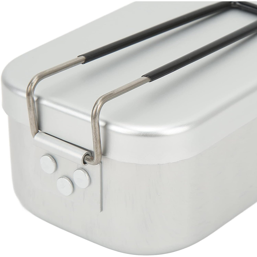 800ML อลูมิเนียมกล่องอาหารกลาง - Outdoor Camping Cooking Equipment บทวิจารณ์และราคา