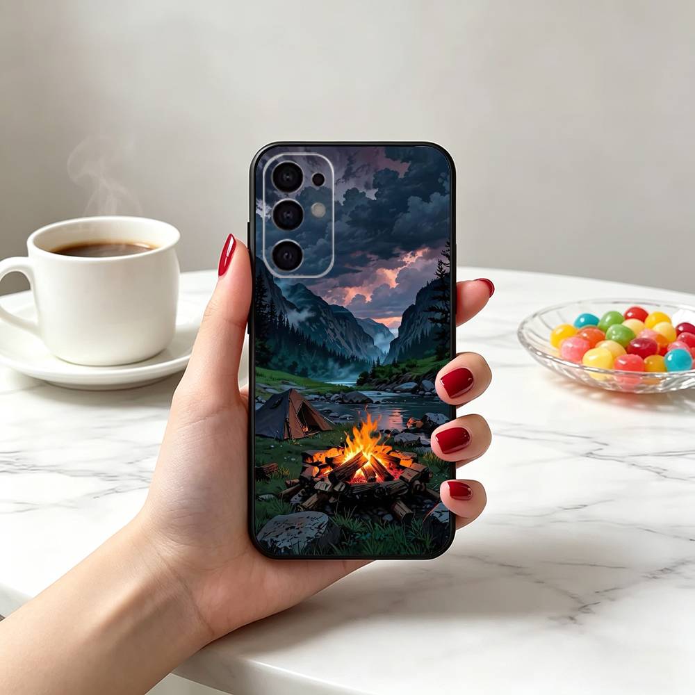 เคสโทรศัพท์ลายธรรมชาติภูเขาสำห - Outdoor Camping Quotes บทวิจารณ์และราคา