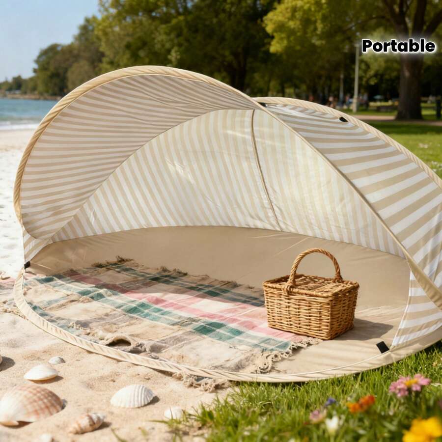 เต็นท์ชายหาดแบบป๊อปอัพสำหรับ 2 - Outdoor Camping Automatic Quick Opening Tent บทวิจารณ์และราคา
