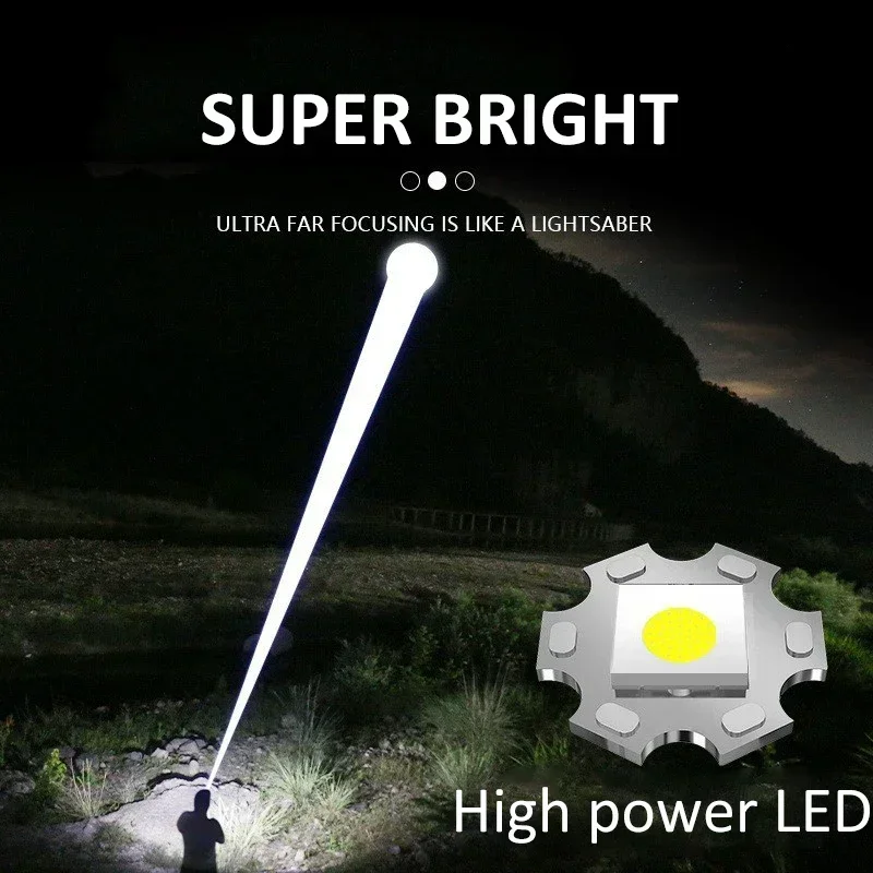 900000LM ไฟฉาย LED ทรงพลังแบบช - Outdoor Camping Adventure บทวิจารณ์และราคา