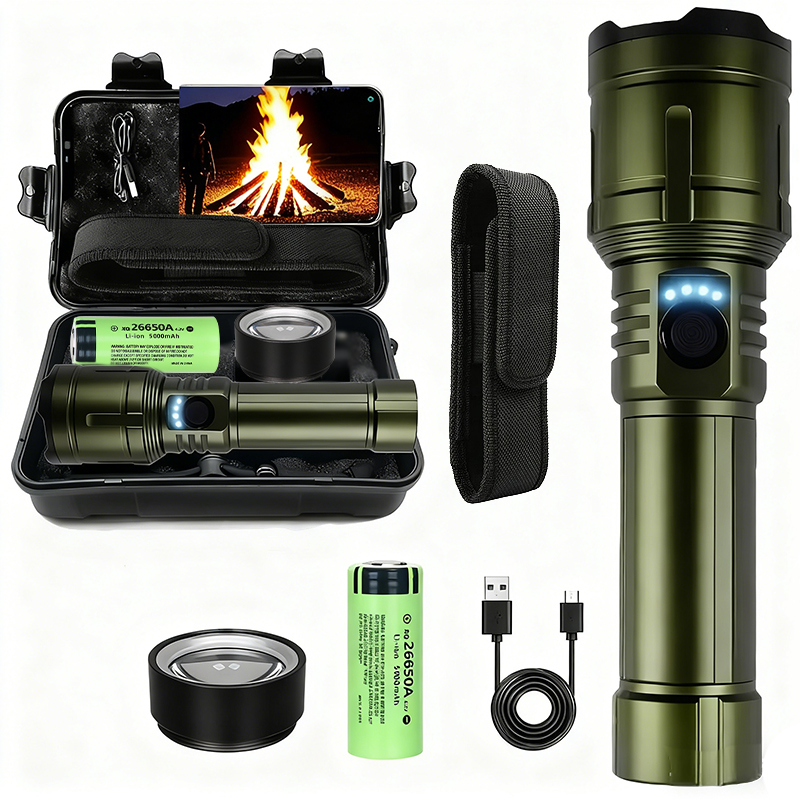 ไฟฉายที่ทรงพลังเป็นพิเศษ ไฟฉาย - Outdoor Camping Adventure บทวิจารณ์และราคา