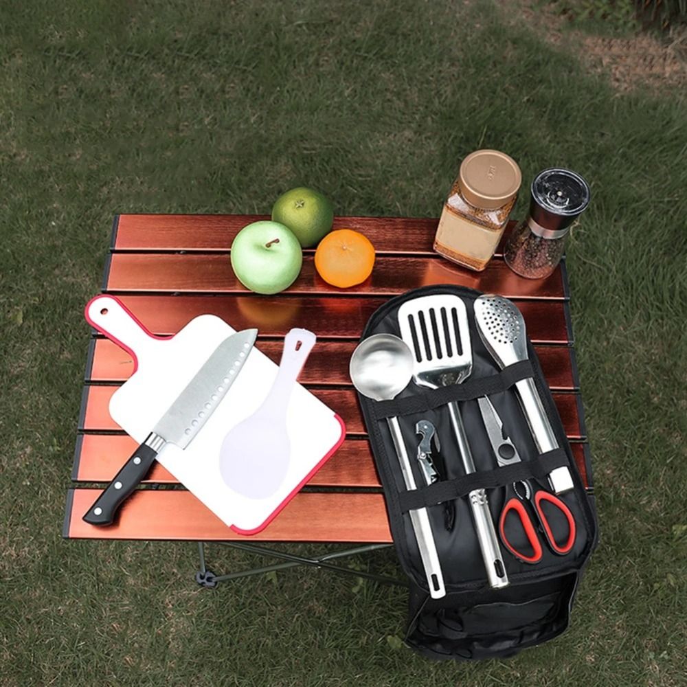 2024 ชุดอุปกรณ์ปิกนิกกระเป๋าเก - Outdoor Camping Cooking Equipment บทวิจารณ์และราคา