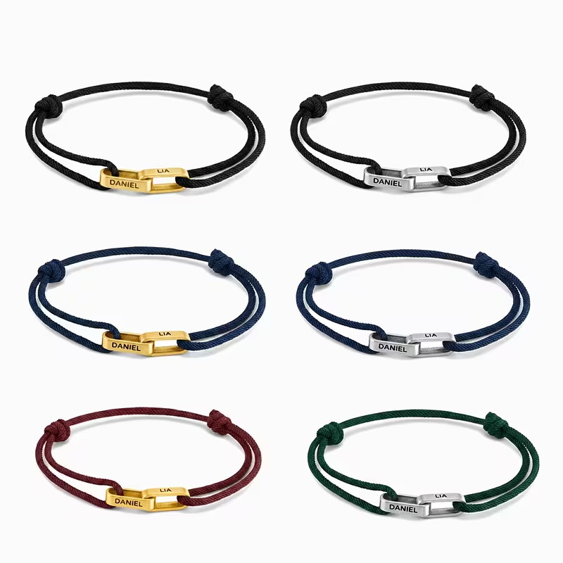 สร้อยข้อมือคู่รักแบบกำหนดเองพร - Paracord Bracelet บทวิจารณ์และราคา