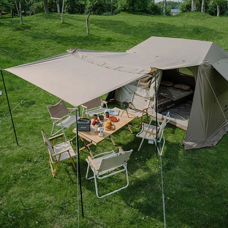 【กลางแจ้ง】Naturehike Village 6 - Outdoor Camping Automatic Quick Opening Tent บทวิจารณ์และราคา