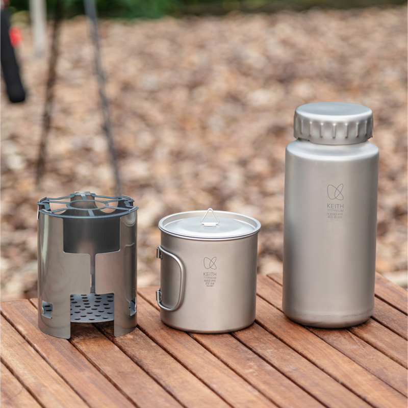ชุดอุปกรณ์แคมป์ปิ้ง KEITH Pure - Outdoor Camping Wood Stove บทวิจารณ์และราคา